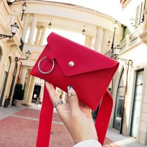 47a4a6a581ffbce14a181a1a91fd8b379593ac3d.jpg 2019 Fanny Pack kobiety saszetka na pasek skóry talii torba moda damska czysty kolor pierścień PU Messenger na ramię w klatce piersiowej pochete homem
