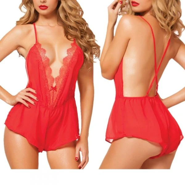 c56d3cdc1897ebca1c498db68eb414fba81c1cab.jpg Czarny i czerwony koronki pełne zrazy Backless sexy bliscy hot slip kobiety